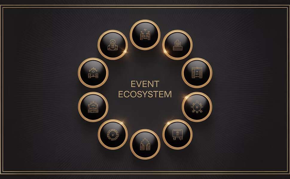 Event Ecosystem Diagram - Best Event Management Institute in Mumbai
